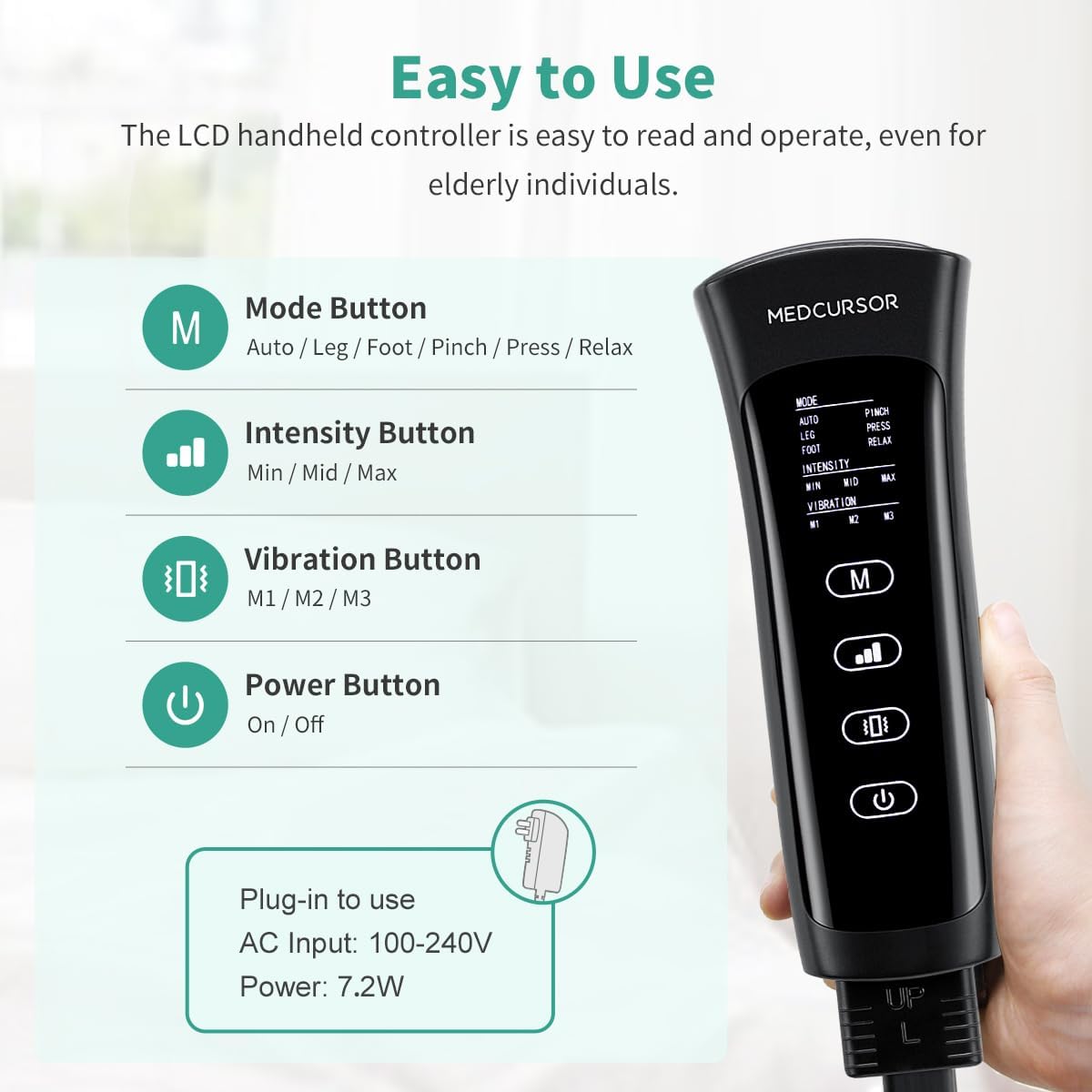 جهاز تدليك الساق الهوائي من Medcursor