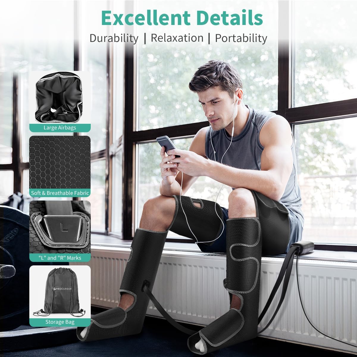 جهاز تدليك الساق الهوائي من Medcursor