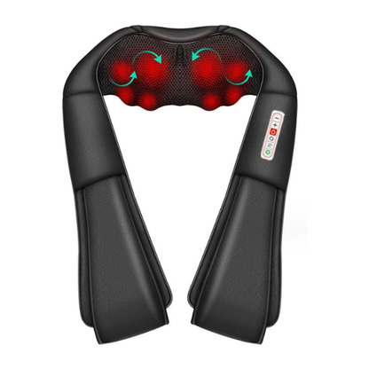 مدلك الرقبة والكتفين شياتسو بستة أزرار مع وظيفة التدفئة
